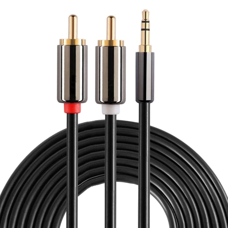 Cavo audio stereo jack 3,5 mm a 2 RCA maschio 5 m