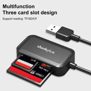 Lettore di schede multifunzione USB 3 in 1 Lenovo thinkplus TC102
