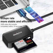 Lettore di schede multifunzione USB 3 in 1 Lenovo thinkplus TC102