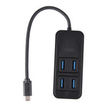 Adattatore HUB USB-C 5 in 1 con 4 USB 3.0 e USB-C
