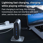 Adattatore HUB USB-C 12 in 1 con porte USB, VGA, LAN, SD