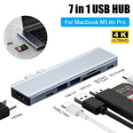 Adattatore HUB USB-C 7 in 1 con HDMI e USB 3.0