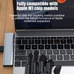 Adattatore HUB USB-C 7 in 1 con HDMI e USB 3.0