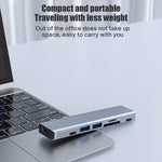 Adattatore HUB USB-C 7 in 1 con HDMI e USB 3.0