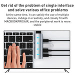 Adattatore HUB USB-C 5 in 1 con HDMI 4K e USB 3.0