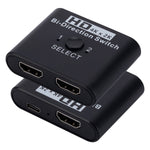 Switcher HDMI bidirezionale video 4K HD 2 in 1 uscita, SL