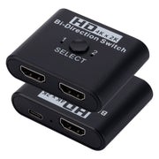 Switcher HDMI bidirezionale video 4K HD 2 in 1 uscita, SL