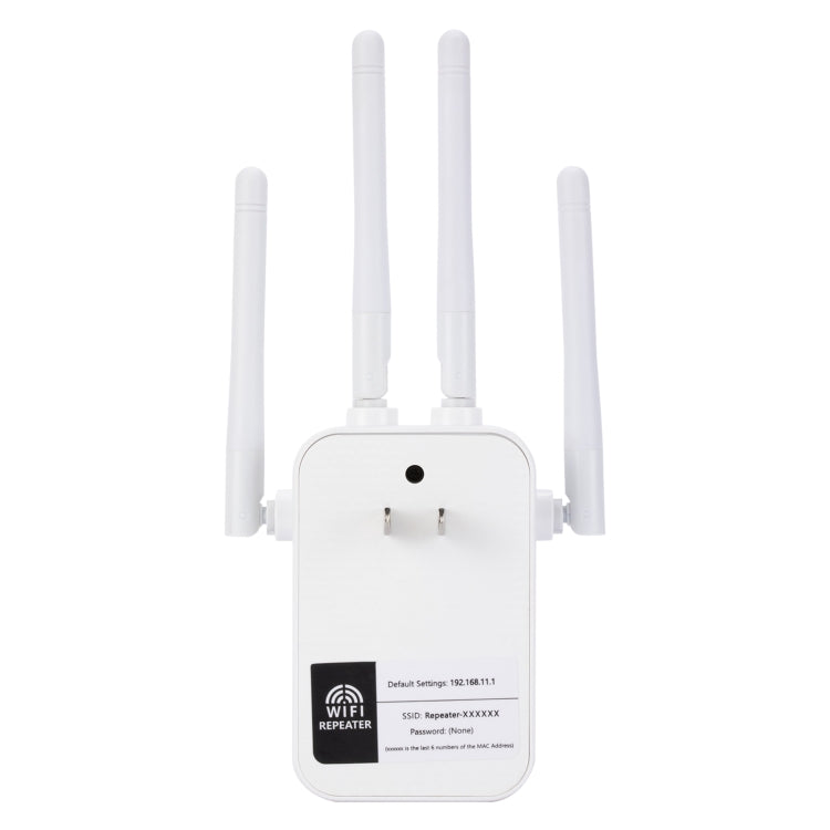 ZX-R08 Amplificatore di segnale ripetitore WiFi 300Mbps 2.4G, spina americana, 300Mbps