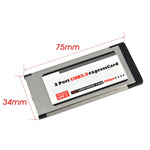 Scheda Express Card con slot PCI da 34 mm USB 3.0 5 Gbps per laptop/notebook, 34mm