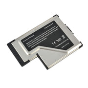 Scheda Express Card con slot PCI 54 mm USB 3.0 a 2 porte per laptop/notebook, 54mm