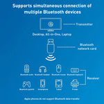 Ricevitore di segnale WiFi adattatore di rete USB 2 in 1 Bluetooth WiFi 600M, 605