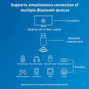 Ricevitore di segnale WiFi adattatore di rete USB 2 in 1 Bluetooth WiFi 600M, 605