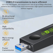 Ricevitore trasmettitore WiFi adattatore di rete USB doppia frequenza 1300Mbps, 1203