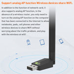 1510 Ricevitore trasmettitore WiFi con adattatore di rete USB gratuito da 150 Mbps, 1510