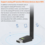 1510 Ricevitore trasmettitore WiFi con adattatore di rete USB gratuito da 150 Mbps, 1510