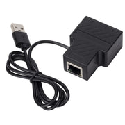 OZHW1 RJ45 1 a 2 Adattatore splitter Rete 100M LAN Ethernet Connettore femmina, OZHW1