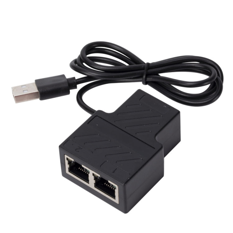 OZHW1 RJ45 1 a 2 Adattatore splitter Rete 100M LAN Ethernet Connettore femmina, OZHW1