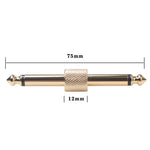 Adattatore jack maschio 6,35 mm per pedaliera chitarra