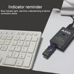 DY-B046 Adattatore per stampante flash USB con interruttore di condivisione USB 2.0 2 ingressi e 4 uscite, DY-B046
