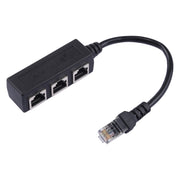 Extender splitter per rete Ethernet LAN da 1 a 3 prese RJ45, 3 Ports RJ45