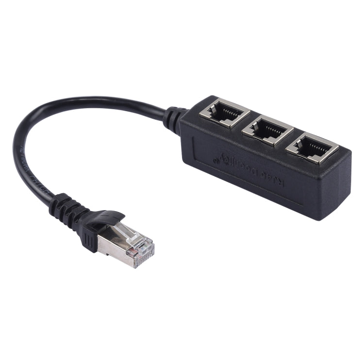 Extender splitter per rete Ethernet LAN da 1 a 3 prese RJ45, 3 Ports RJ45