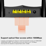 Router wireless con porta Gigabit dual-band Tenda AC8 AC1200 da 2,4/5 GHz, AC8