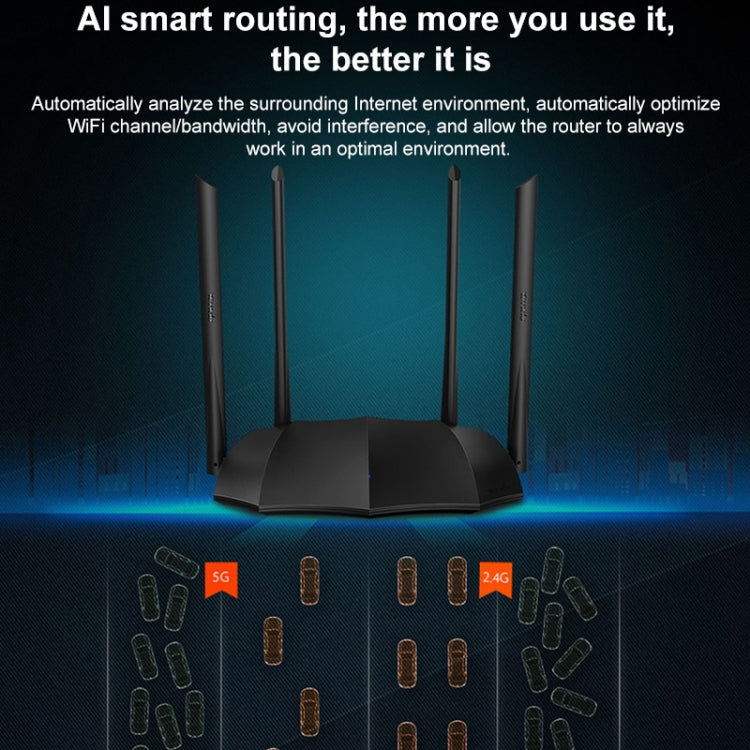 Router wireless con porta Gigabit dual-band Tenda AC8 AC1200 da 2,4/5 GHz, AC8