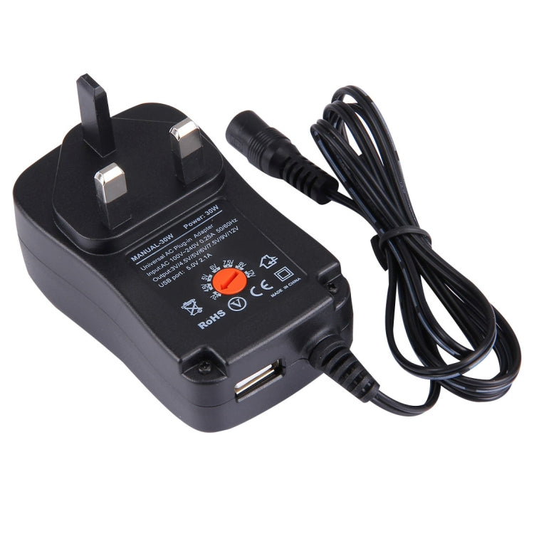 Adattatore universale da parete 30W con porta USB 5V 2,1A