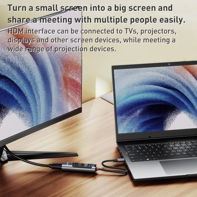 Adattatore HUB docking station Yesido HB22 USB-C 5 in 1