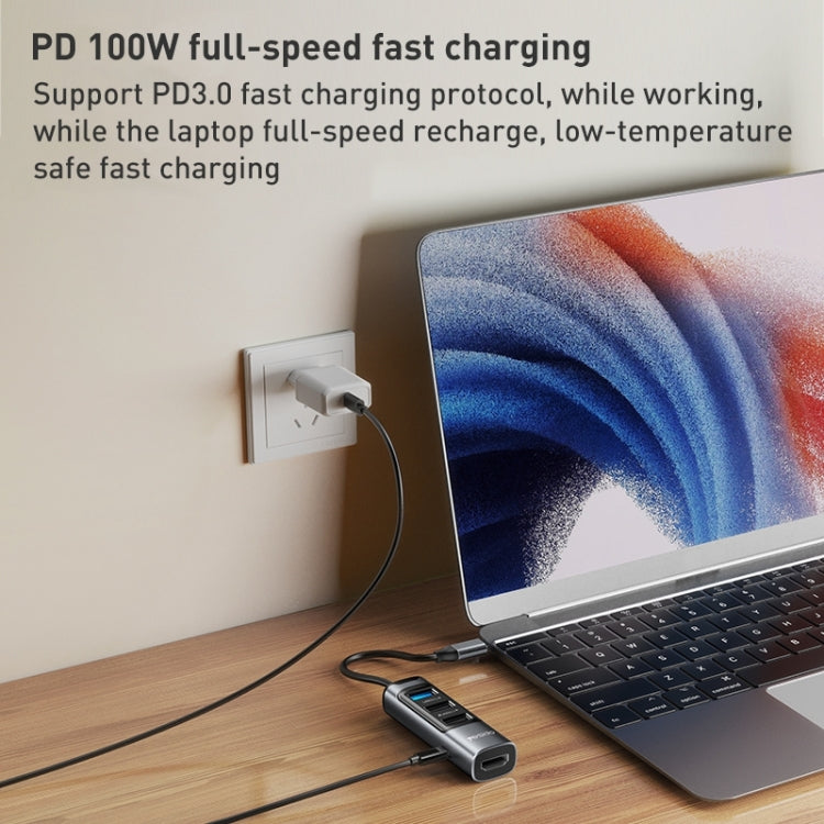 Adattatore HUB docking station Yesido HB22 USB-C 5 in 1