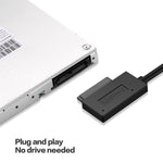 Indicatore adattatore cavo SATA slimline professionale da USB 3.0 a 7+6 pin, USB 3.0