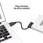 Indicatore adattatore cavo SATA slimline professionale da USB 3.0 a 7+6 pin, USB 3.0