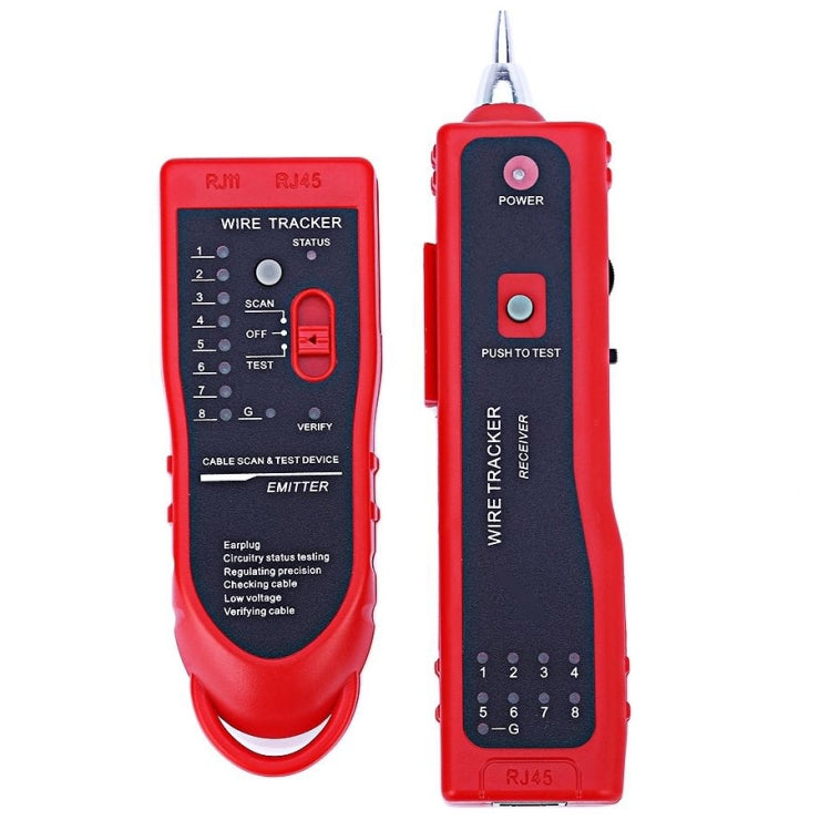 Localizzatore di cavi telefonici RJ11 / RJ45 Tester per cavi di rete LAN Ethernet Rilevatore di linea, RJ11 / RJ45 Line Finder