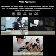 Tenda SG108M Tutte le porte Gigabit Rete ad alta velocità Switch Ethernet a 8 porte HUB LAN veloce da 1000 Mbps, SG108M