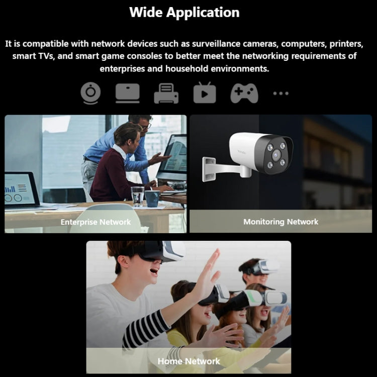 Tenda SG108M Tutte le porte Gigabit Rete ad alta velocità Switch Ethernet a 8 porte HUB LAN veloce da 1000 Mbps, SG108M