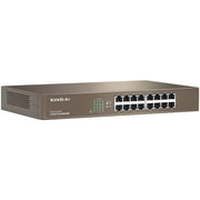 Tenda TEG1016D Desktop v6.0 Switch Gigabit Ethernet a 16 porte 6KV Protezione contro i fulmini, TEG1016D