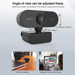 WebCam con videocamera USB HD-U01 1080P con microfono