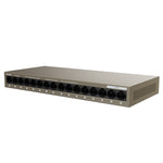 Switch Gigabit Ethernet da tavolo in metallo a 16 porte Tenda TEG1016M per stabilire rapidamente una rete ad alta velocità, TEG1016M