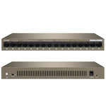 Switch Gigabit Ethernet da tavolo in metallo a 16 porte Tenda TEG1016M per stabilire rapidamente una rete ad alta velocità, TEG1016M