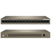 Switch Gigabit Ethernet da tavolo in metallo a 16 porte Tenda TEG1016M per stabilire rapidamente una rete ad alta velocità, TEG1016M