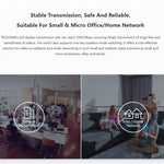 Switch Gigabit Ethernet da tavolo in metallo a 16 porte Tenda TEG1016M per stabilire rapidamente una rete ad alta velocità, TEG1016M