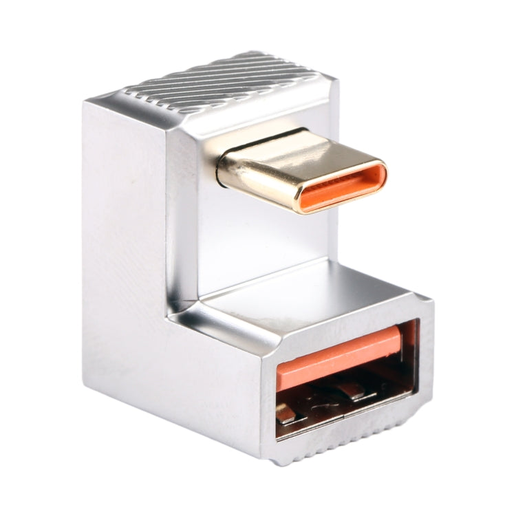 Adattatore di ricarica a gomito a forma di U da USB-C/tipo-C maschio a USB femmina da 10 Gbps, Type-C Male to USB Female U-Shaped Elbow