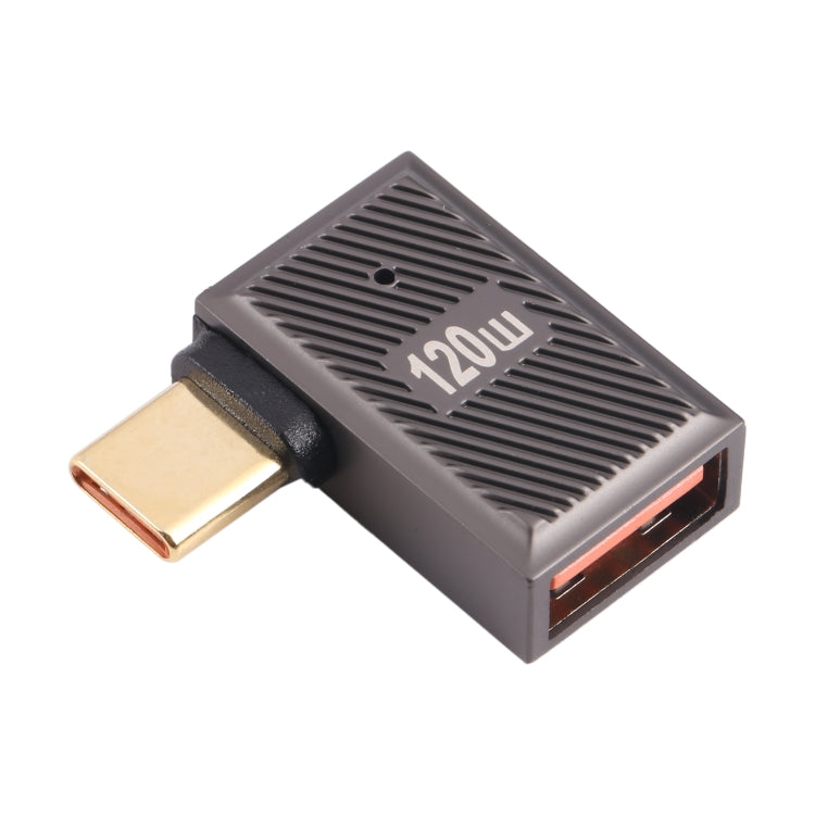 Adattatore USB-C maschio a USB femmina 10 Gbps 90°