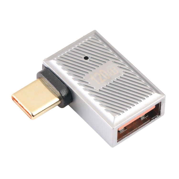 Adattatore USB-C maschio a USB femmina 10 Gbps 90°