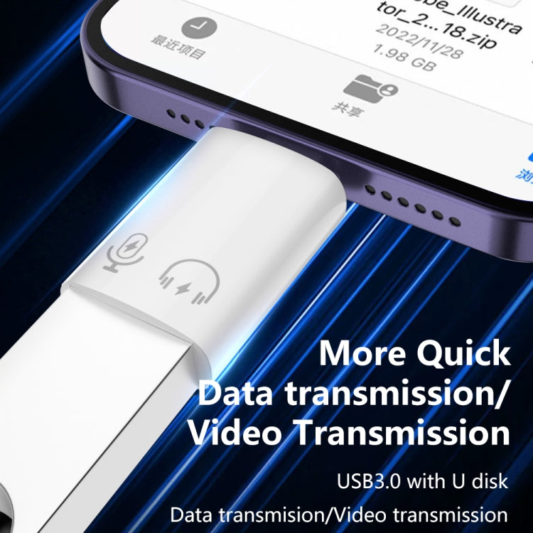 Adattatore OTG da 8 pin a USB 3.0, 8 Pin to USB 3.0