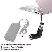 Adattatore di alimentazione con connettore DC 4506 femmina a DC 7450 maschio per DELL, DC 7450DELL