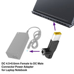 Adattatore di alimentazione con connettore a gomito quadrato da 240 W DC 4506 femmina per Lenovo, Square Elbow