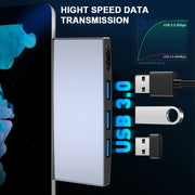 Adattatore HUB HDMI/SD/TF Rocketek SUR758 6 in 1 USB 3.0/4K, SUR758