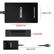 Lettore di schede Rocketek CR312-A USB 3.0 SD / XQD 2 in 1, USB3.0
