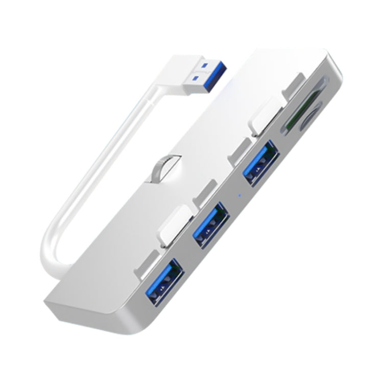 Adattatore HUB per lettore di schede USB 3.0 x 3 Rocketek HC412 + SD / TF, HC412